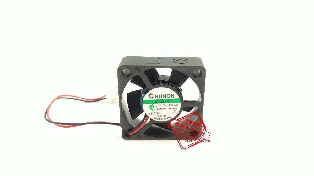 SUNON MC30101V1 0000 A99 Сервер охлаждающий вентилятор AC/DC 12V 0 58 W 30x30x10 мм 2 провод|Кулеры и