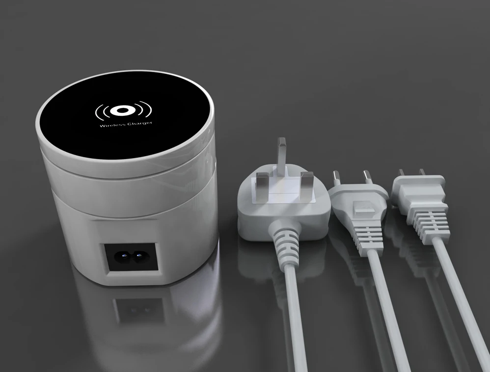 40 Вт 10 портов usb type C зарядное устройство станция концентратор QI Беспроводное зарядное устройство для IPone X HuaWei XiaoMi samsung S9 S8 телефон Универсальная зарядка
