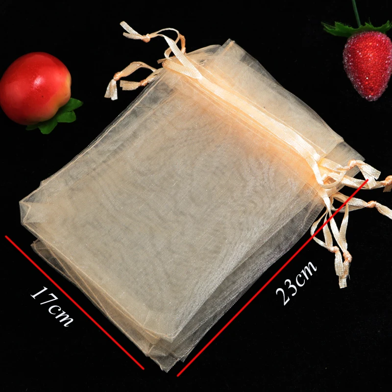 Wholesale 500pcs/lot Drawable Seashell Organza Bags 17x23cm Wedding Favor Gift Cosmetics Jewelry Packaging Bag Pouches | Украшения и