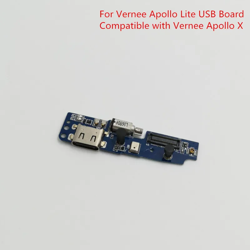 Оригинальная плата для зарядки телефона Vernee Apollo Lite с USB разъемом MTK6797 сменная