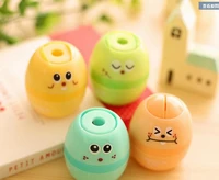 carton cute eggs modeling student pencil sharpener 6pcs free shipping