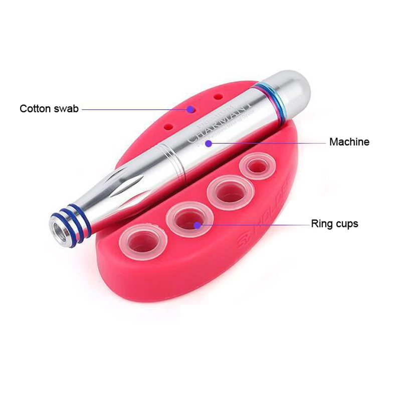 Микроблейдинг пигментные чернила держатель для машинки Овальный силиконовый