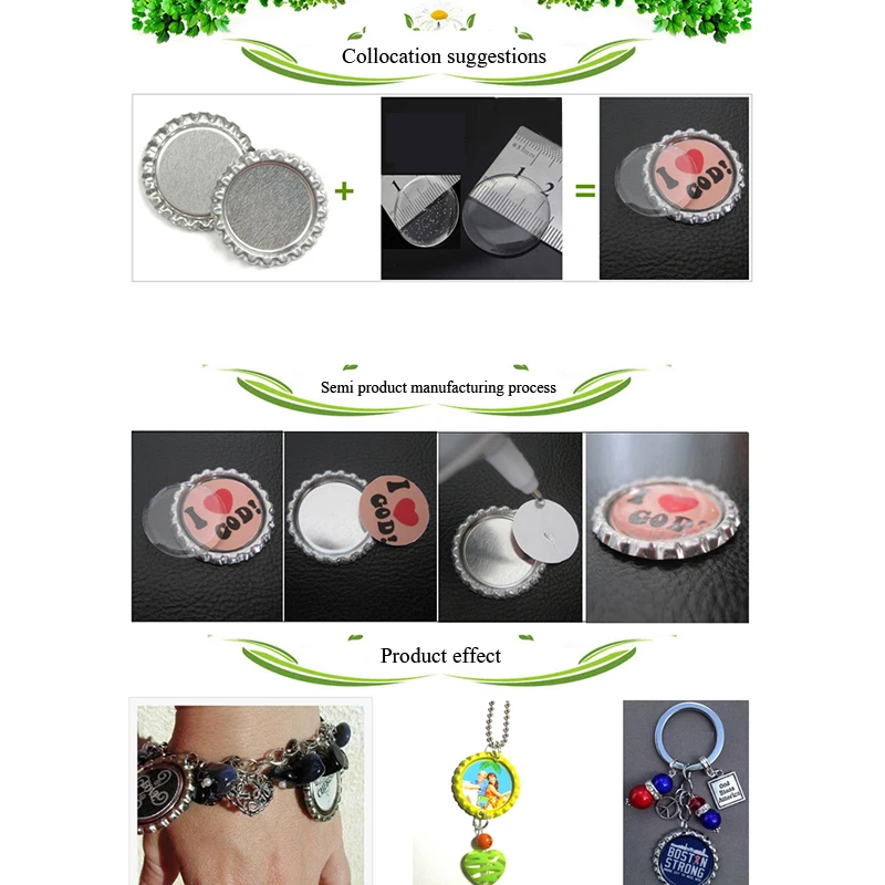 Круглые прозрачные эпоксидные наклейки для крышек бутылок 40 шт.|dot dots|dot stickersdot 4 |