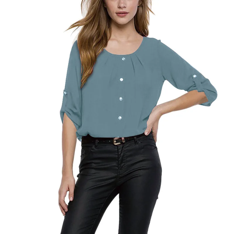 Blusa Новое поступление ограниченное полиэстер Обычная женская верхняя одежда