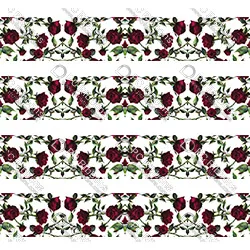 New design rose printed grosgrain ribbon 50 yards gift wrapping diy bows christmas wedding derections ribbons - Цвет: ribbon 3