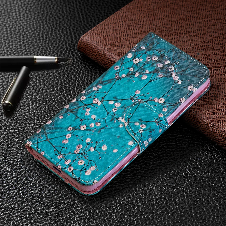 Модный чехол книжка с цветочным рисунком для iPhone 6 s S Plus 7 8 5 5S SE кошелек из