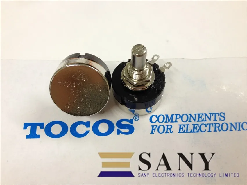 [BELLA] импортный потенциометр TOCOS RV24YN 20S B502 10PCS/лот|tocos potentiometer| |