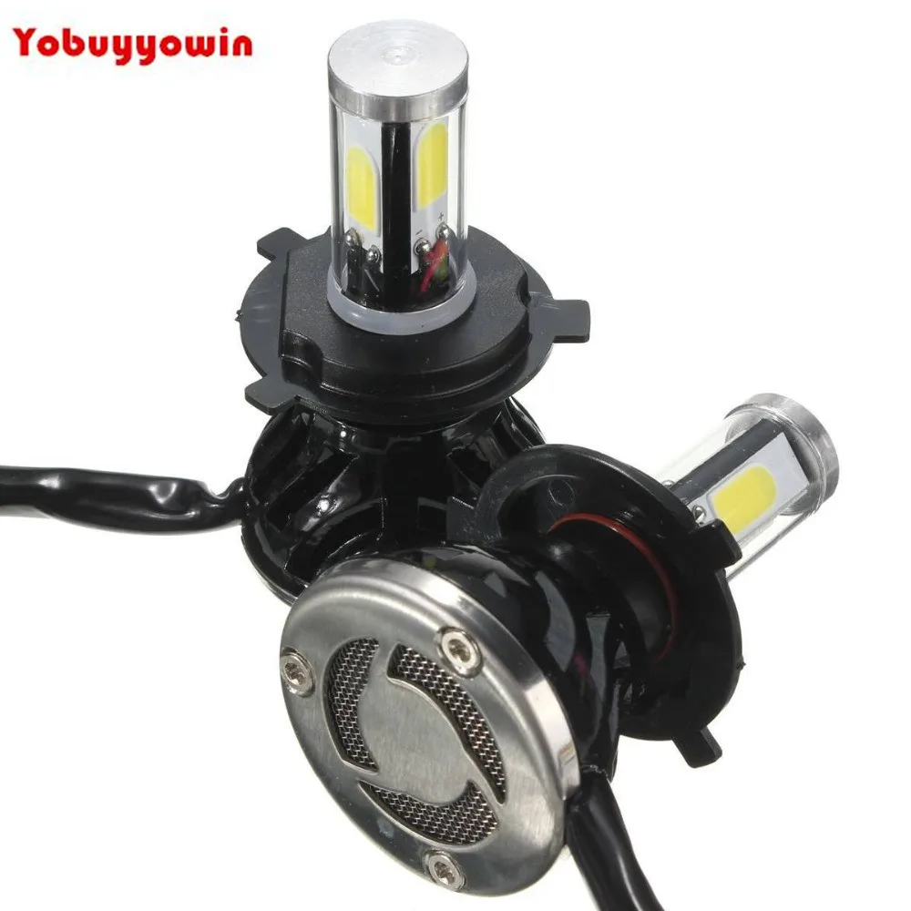 2x80 Вт H4/H7/H13/9006(HB4)/9005(HB3) COB светодиодный Etanche Phare Voiture 8000LM Ampoule Автомобильные фары Lampe