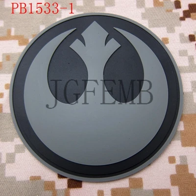 Rebel Alliance тактический военный боевой дух 3D ПВХ патч - Цвет: PB1533 gray