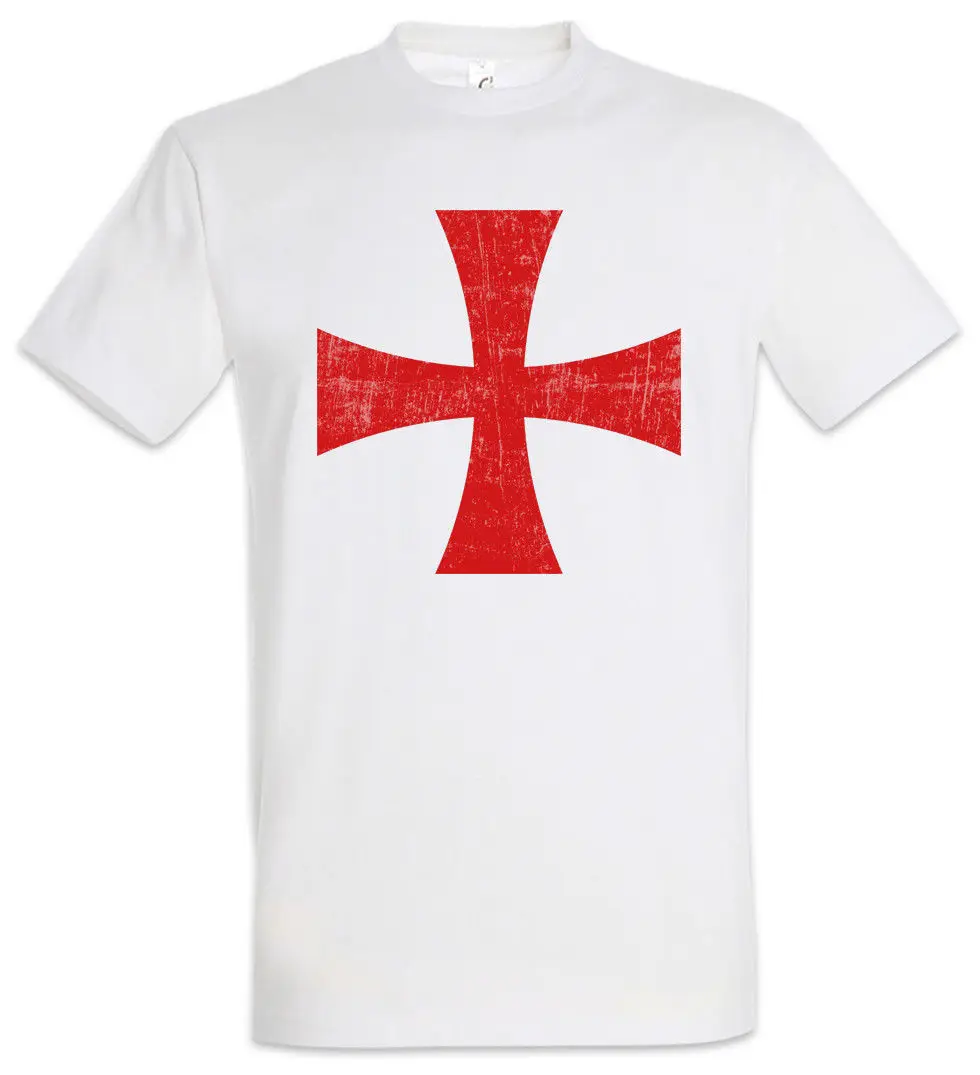 

TEMPLAR CROSS I T-SHIRT Rotes Tempelritter Orden Kreuz Templerorden Ordo Red Print T Shirt Men Summer top tee