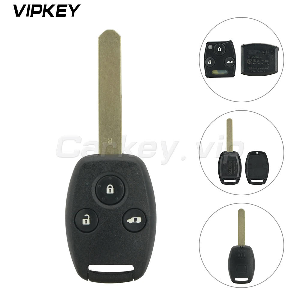 Дистанционный ключ 72147-SZW-J0 3 кнопки 313,8 МГц для Honda Civic авто дистанционный ключ