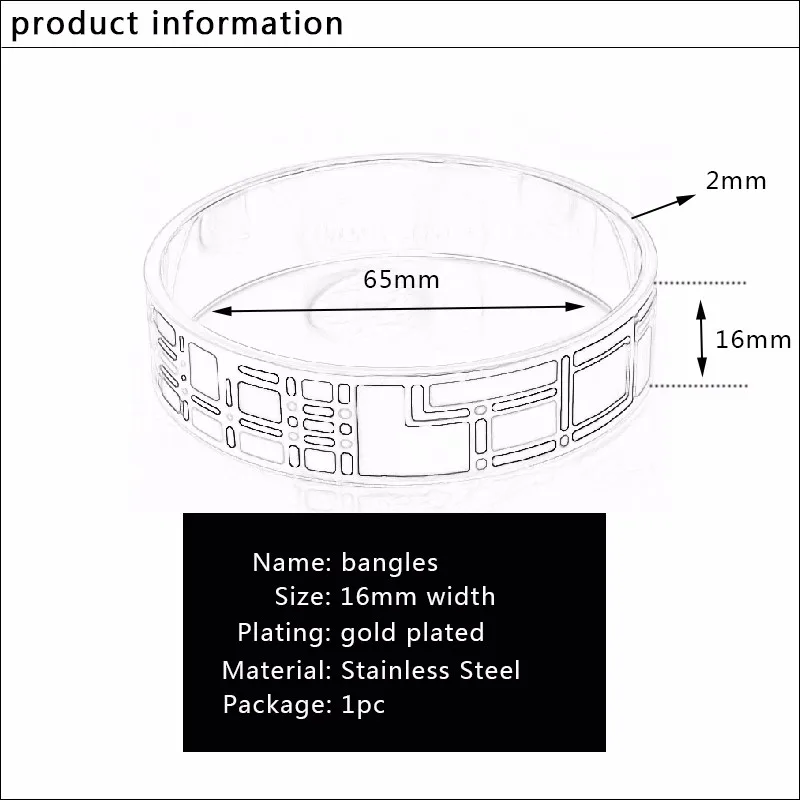 Эксклюзивные Высококачественные браслеты из нержавеющей стали 1 6 см Женский