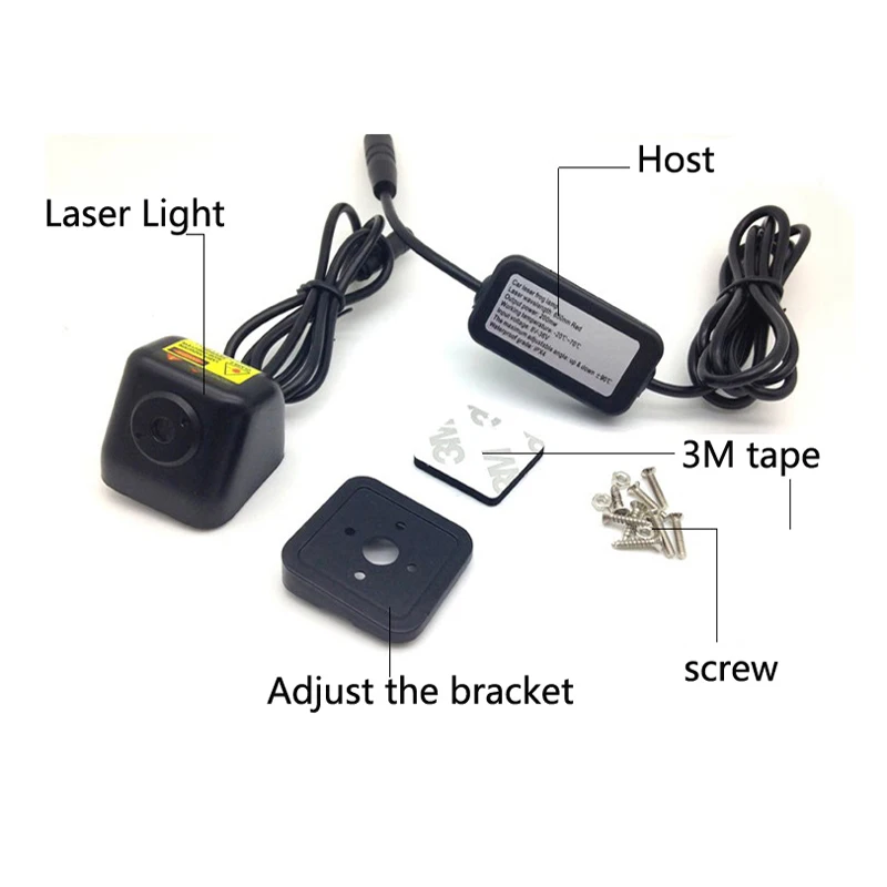 FUGSAME Newest Anti Collision Rear-end Car Laser Tail Fog Light Auto Brake Parking Lamp Rearing Warning | Автомобили и мотоциклы