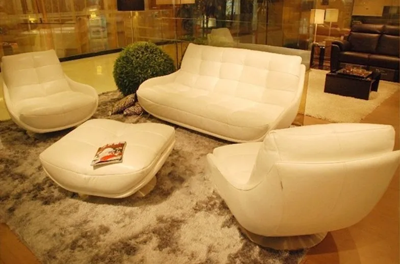 Бесплатная доставка роскошный перламутровый диван из натуральной кожи