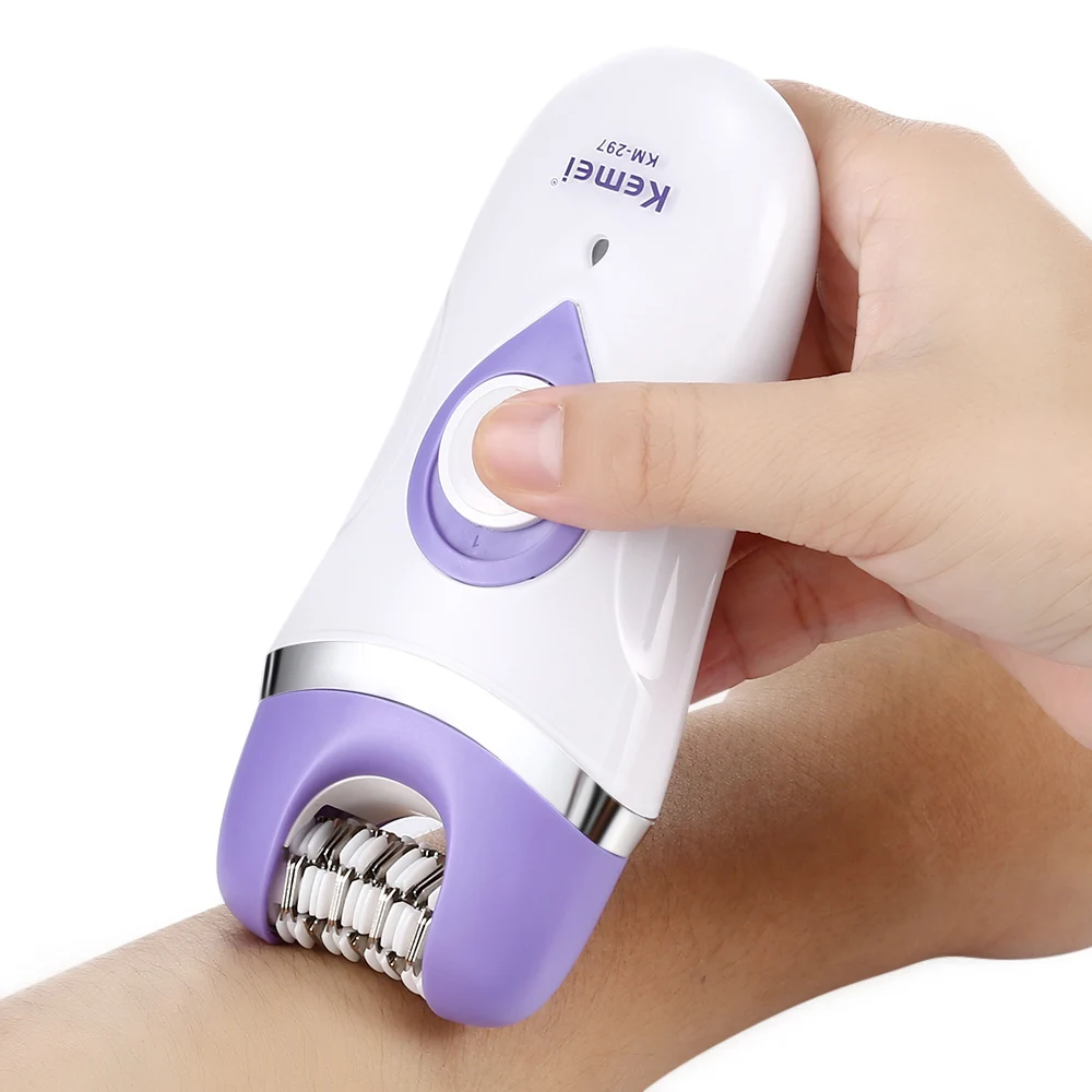 Электрический эпилятор Kemei KM-297 Lady Body 3-in-1 для удаления волос | Красота и здоровье
