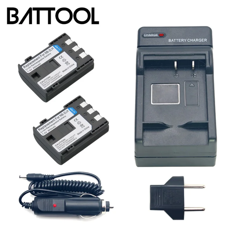 2X NB-2L NB2L NB 2L Li-ion Battery + Charger for CANON IXUS 50 55 60 65 80 75 100 I20 110 115 120 130 IS SD780 SD960 | Электроника