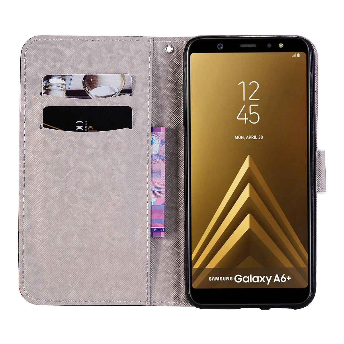3D кожаный флип чехол для Samsung Galaxy A6 Plus SM A605G/DS телефона A605FN/DS A605 a605 ds a605g