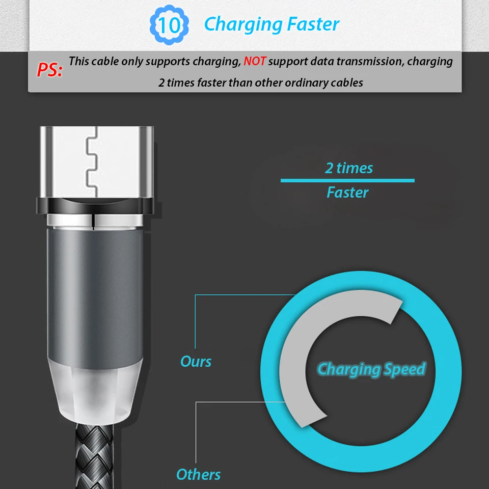Магнитный штекер Micro USB Type C магнитный кабель для зарядки телефонов Iphone Samsung Huawei