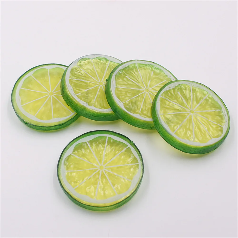 10 шт./лот миниатюрные кусочки лимона супер маленькая пенопластовая