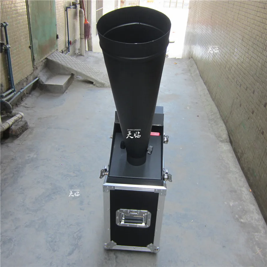 Бесплатная доставка 1 штука Flycase Co2 пушка с конфетти машина + 10 кг бумаги ручное