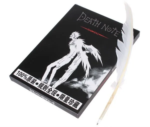 25 шт./лот блокноты Death Note косплей блокнот Ryuuku и ручка Quill|death note|notebook death notepen pcs |