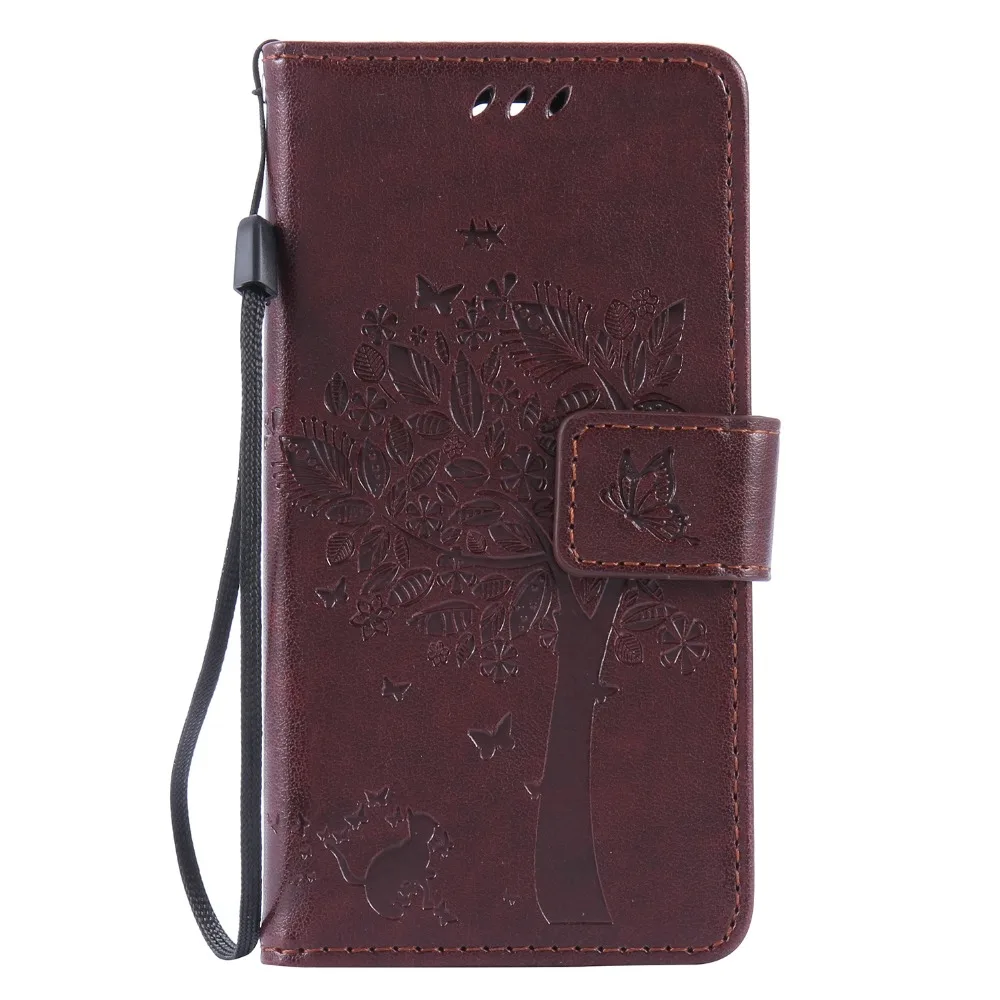 Кожаный чехол для coque LG Spirit 4G LTE C70 H420 H422 H440N Tree сумки мобильного телефона +