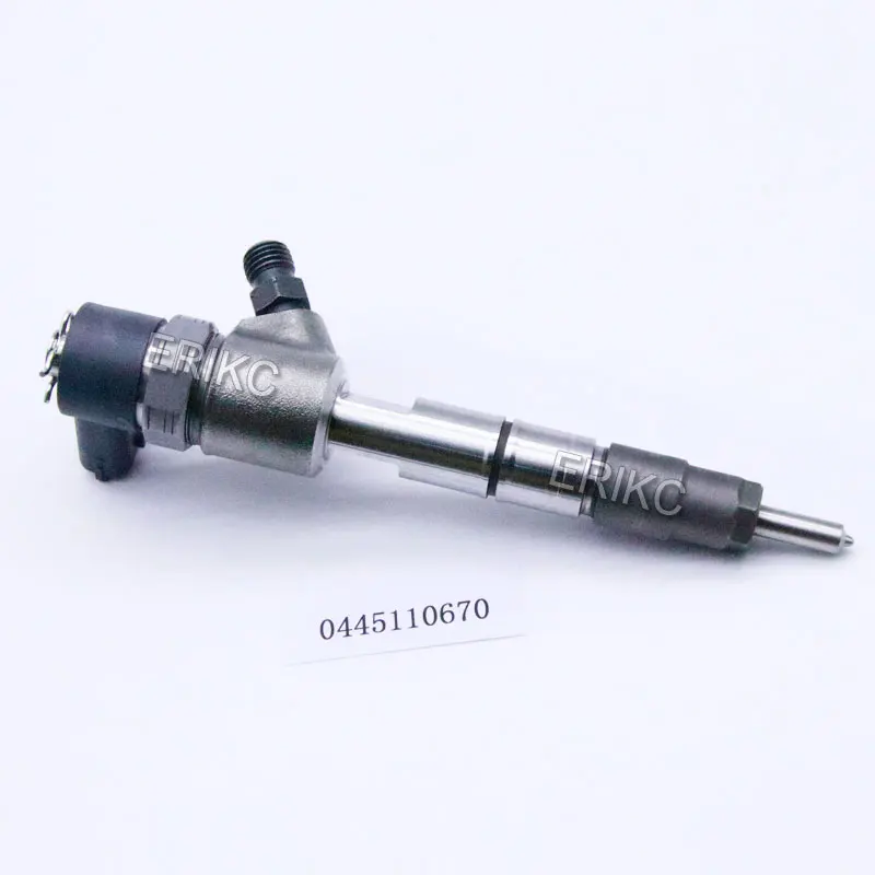 

ERIKC 0445110670 Diesel Fuel Injector Assy 0445 110 670 Common Rail Injection 0 445 110 670 JENS 1100200FA040 For JAC