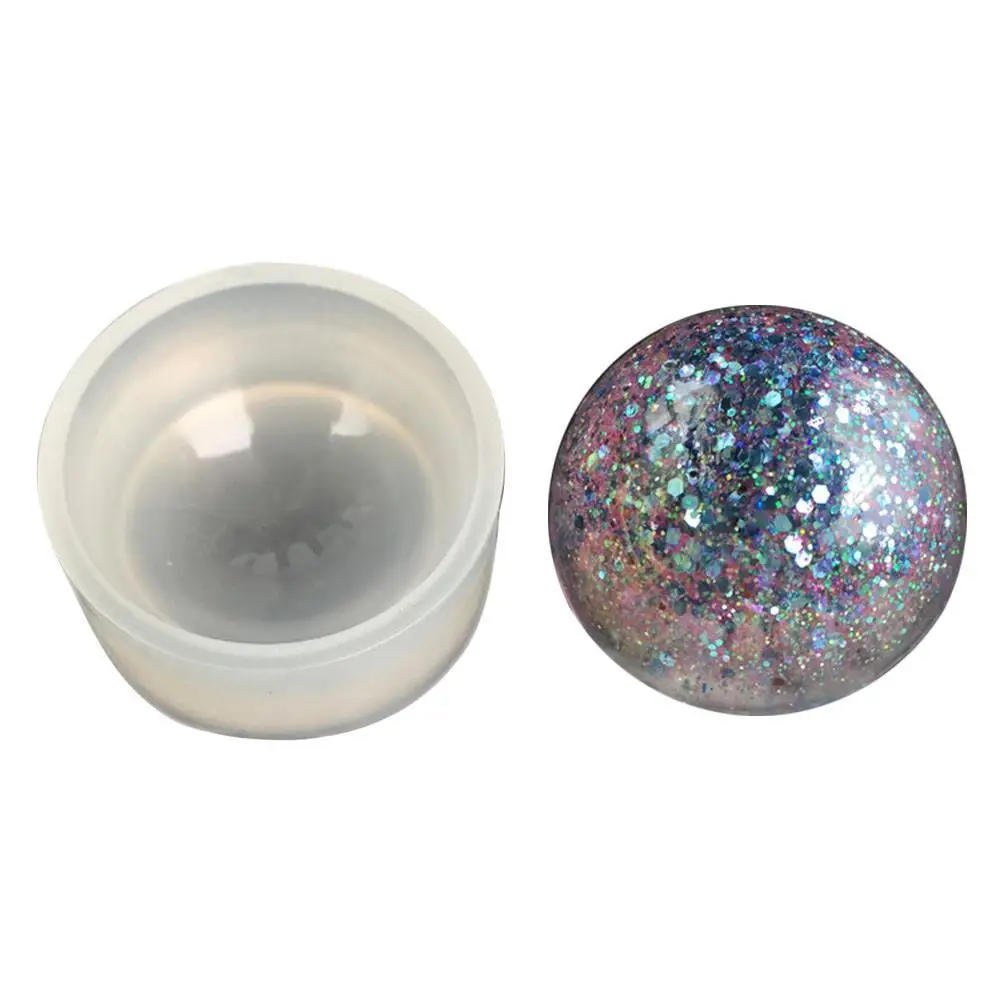 

DIY handmade crystal epoxy mold 30MM time gemstone pendant silicone mold #AO