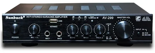 Усилитель мощности для домашнего кинотеатра 220 В 200 Вт + Hi-Fi 2 0 каналов караоке