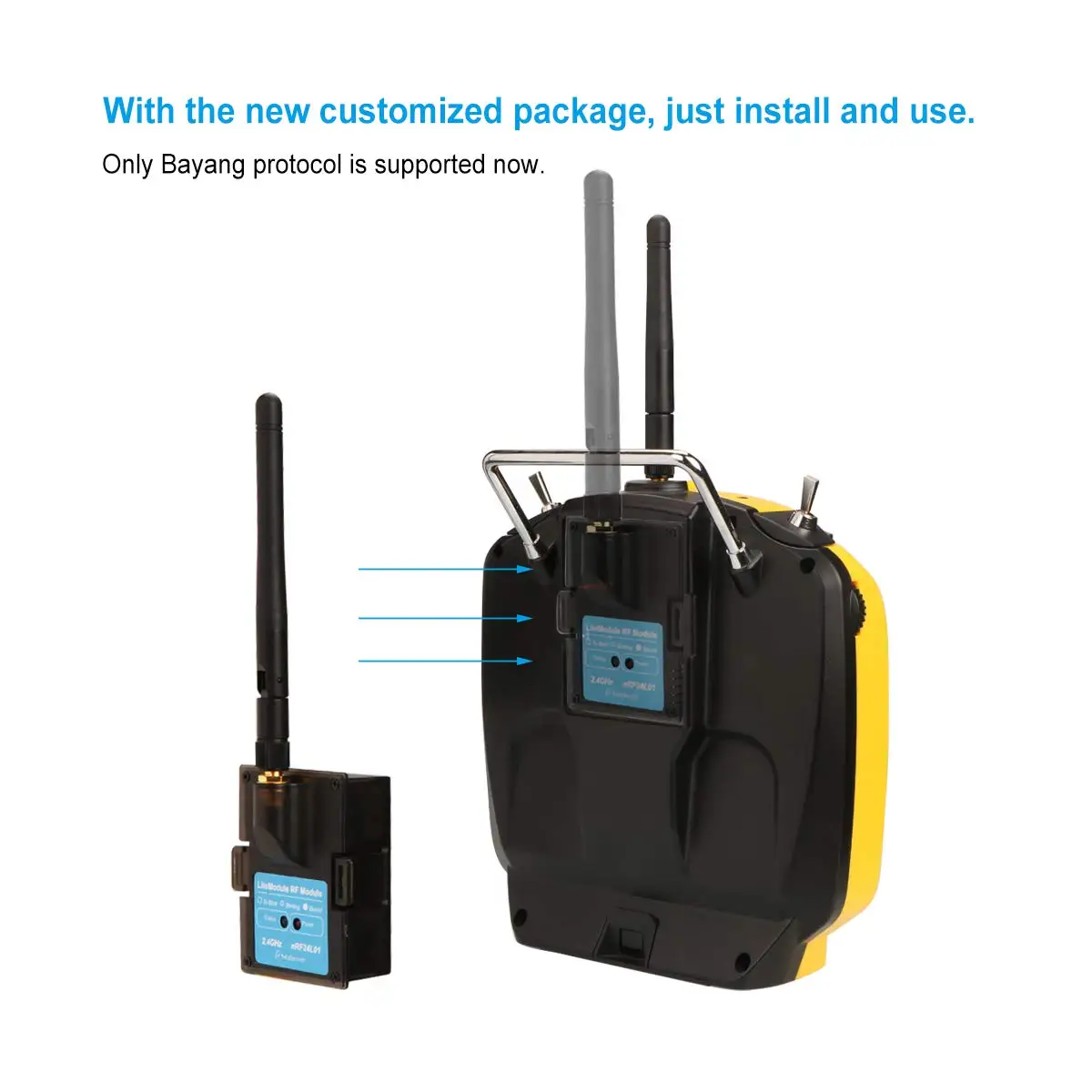 BETAFPV обновленный LiteModule RF многопротокольный TX модуль для байанского протокола