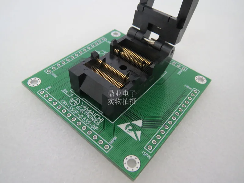 Оригинальное тестовое сиденье YAMAICHI IC SSOP48/DIP48 программирующее гнездо адаптер 0 635