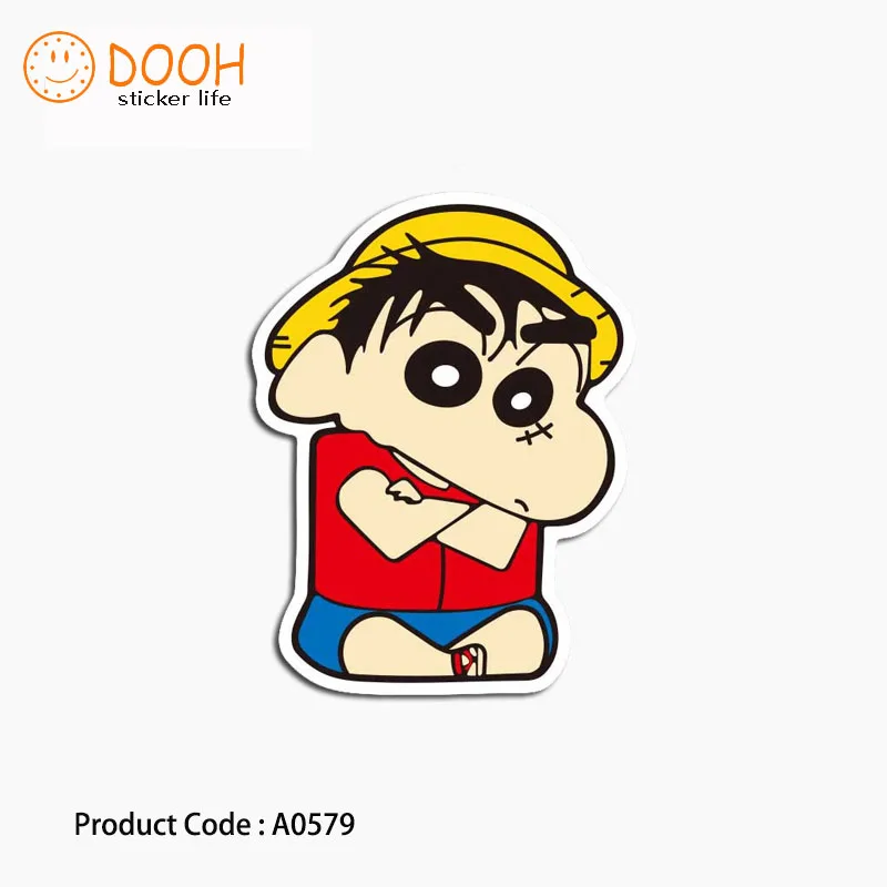 A0577 наклейка лысый 1 штука робот-голень кот милый призрак хобби чемодан ноутбук гитара багаж DIY скейтборд велосипед игрушка HZ 30 включен.