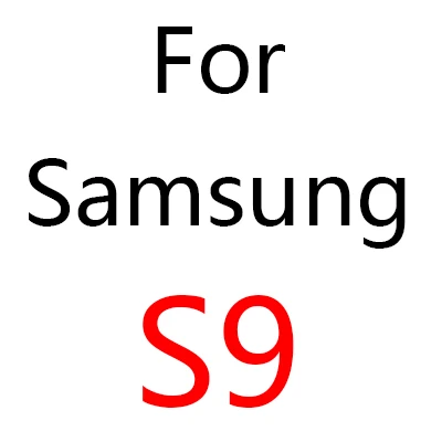 For S9 50 шт./партия BRSUANG 360 градусов полный охват Чехлы для мобильных телефонов Жесткий ПК чехол с экранной пленкой для samsung Note9 S8 A6 J8 A9 A520 - Цвет: For S9