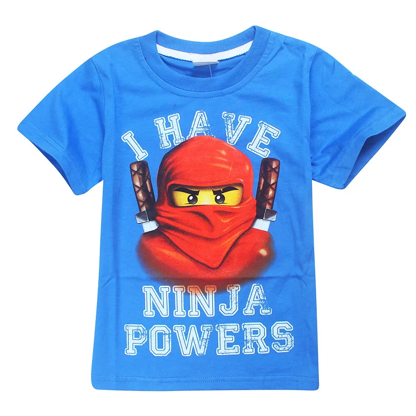 Футболка Тобо для мальчиков, Детская летняя одежда Ninjago, топы для мальчиков с мультяшным принтом, футболки, костюмы трансформера - Цвет: Темно-серый