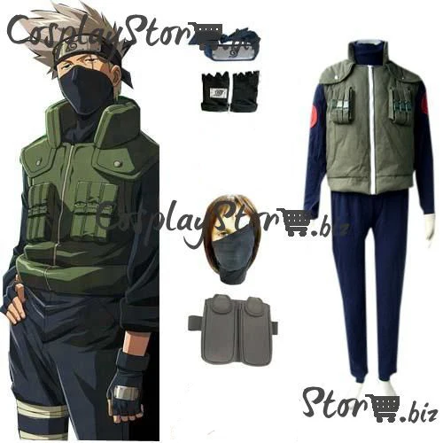 Мужской костюм для косплея хатакэ Какаси из Наруто|naruto costumes|naruto cosplay costumecosplay costume |