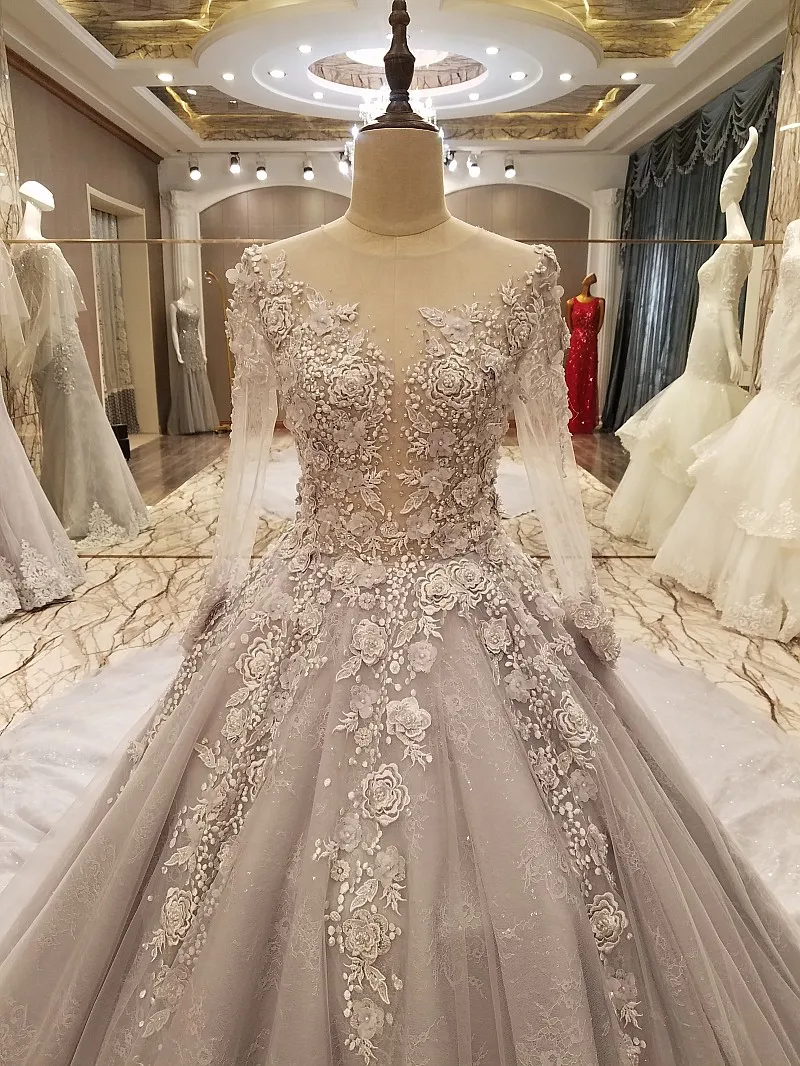 LS54379 вечернее платье корсет назад бисерный тюль Линия возлюбленной длинное на