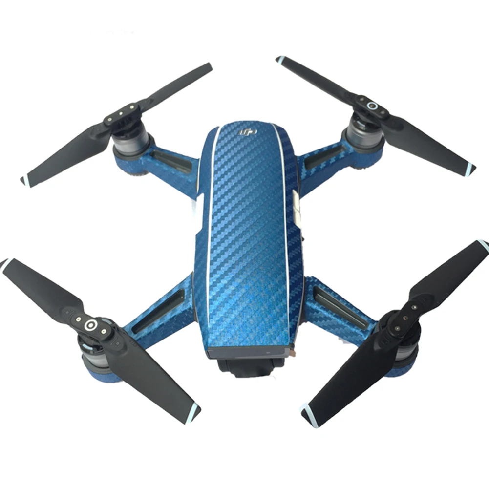 Водостойкое углеродное волокно Стикеры для DJI Spark Pro Drone 7 цветов | Электроника