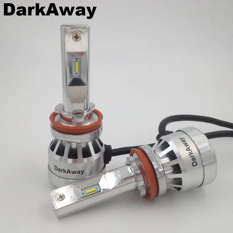 Самый яркий автомобильный светильник DarkAway s H11 H8 H9 H7 H4 HB3 HB4 H15 D1 D2 H1 светодиодный для