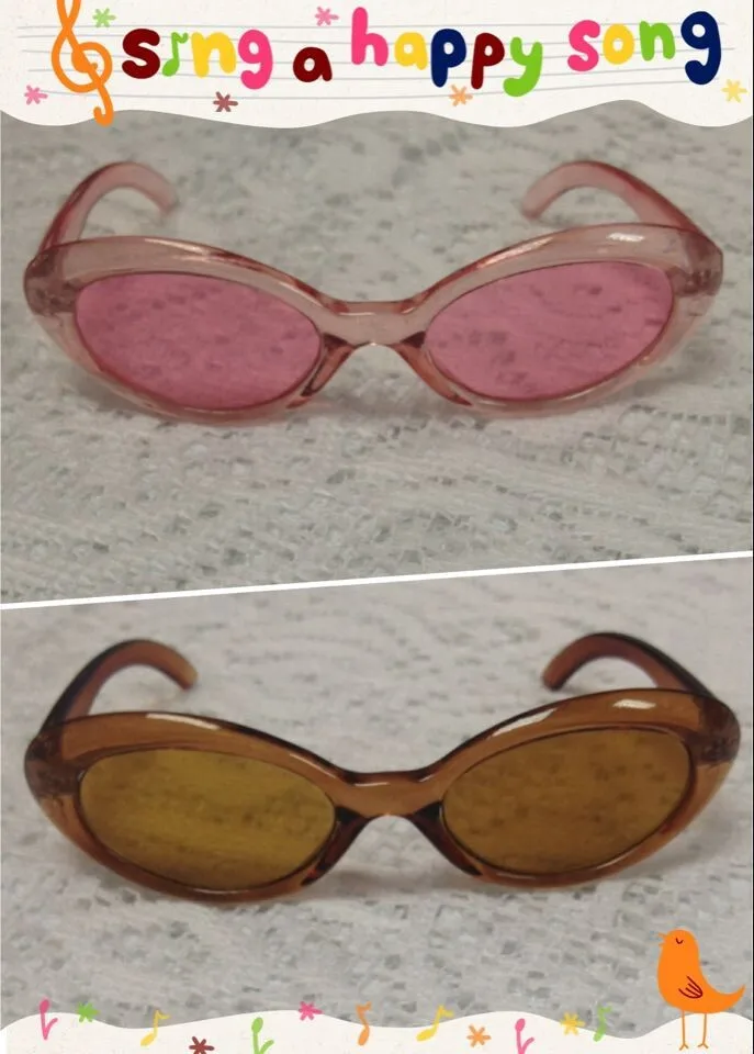 Нюдовые blyth очки для кукол/очки (подходит Блит)|blythe doll glasses|doll glassesblythe glasses |