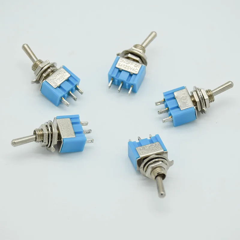 5 шт. ВКЛ./ВЫКЛ. 3 контактный мини выключатель SPDT AC 125 В/6 А 250 В/3 А|Выключатели| |