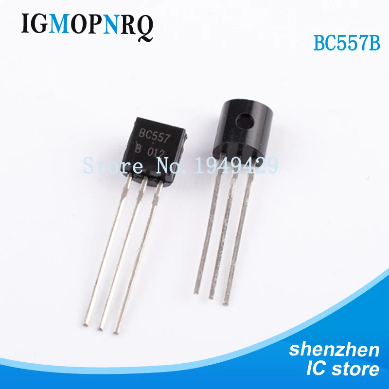 

100PCS/LOT BC557B TO-92 BC557 TO92 557B Triode Transistor New