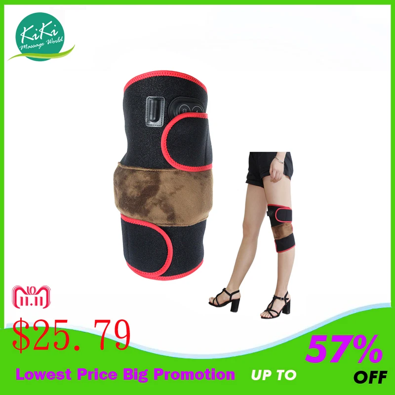 knee joint Hot compress massage instrument Electrothermal kneepad with heating and vibration |
