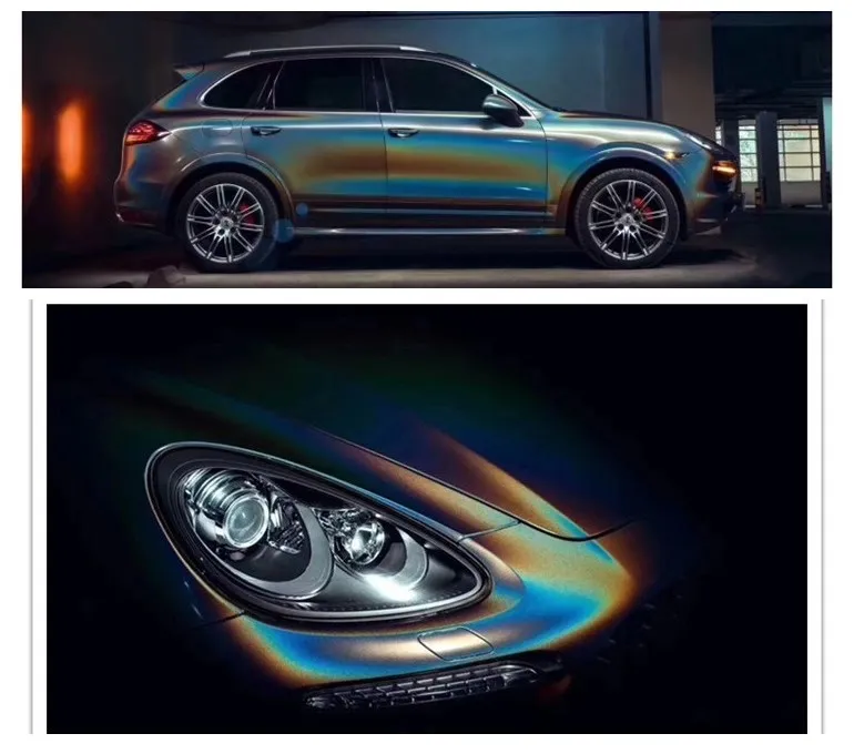 50*150 см лазерный серый Плёнка для кузова автомобиля интерьер Стикеры ПВХ снаружи