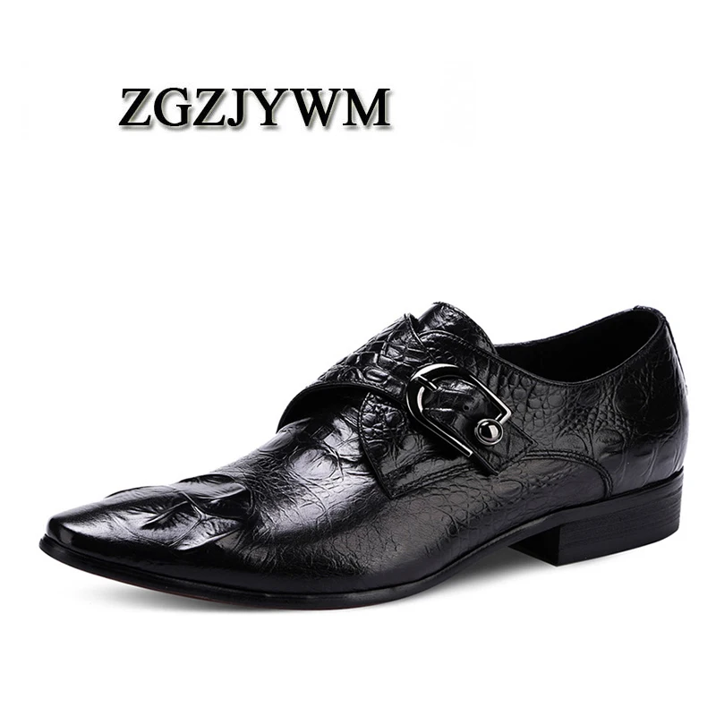 ZGZJYWM высококачественные весенние/осенние черные/красные туфли из натуральной