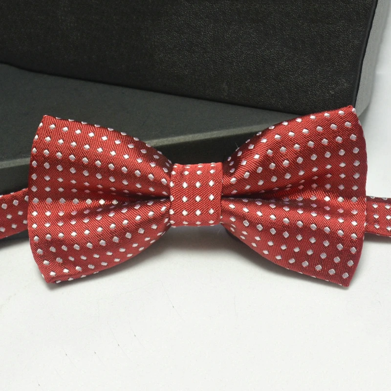 Лидер продаж повседневный Детский галстук бабочка в горошек красивый