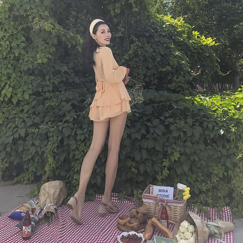 Шифоновые Комбинезоны женские кружевные комбинезоны женский комбинезон с