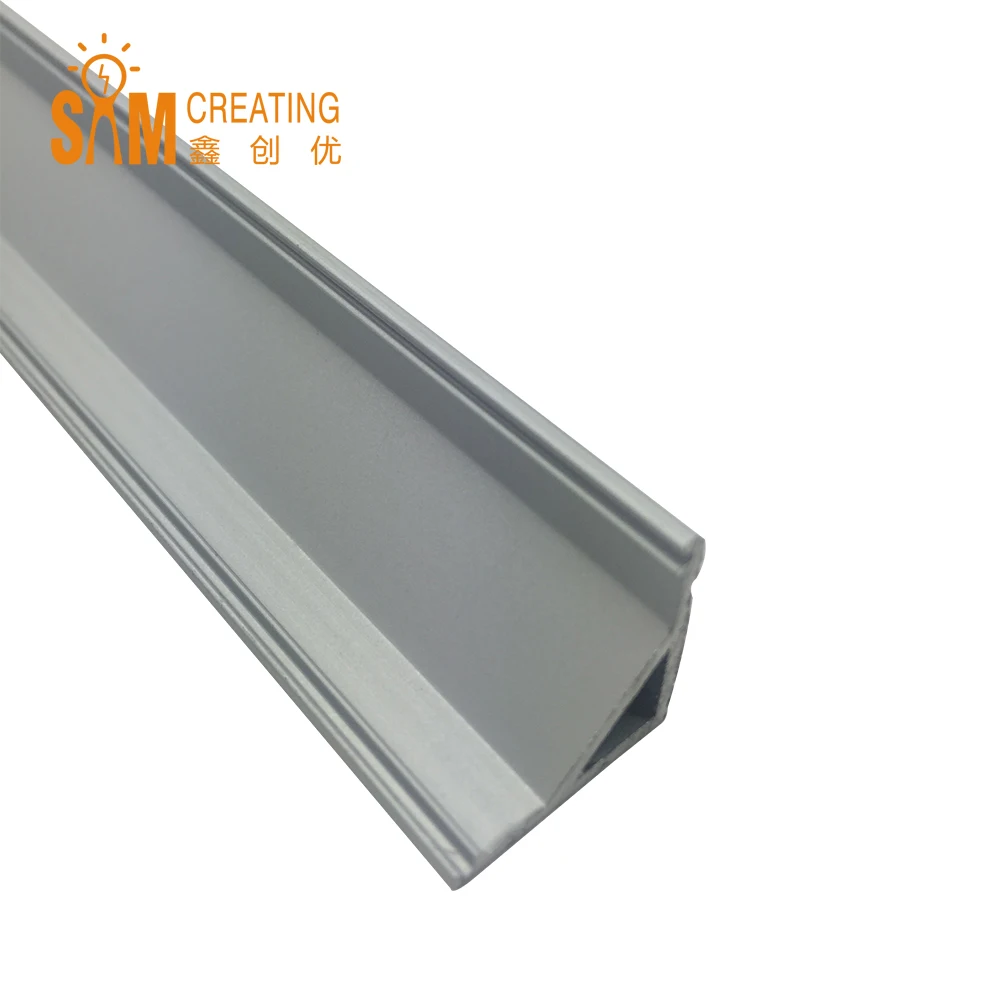 UnvarySam анодированный алюминий V образный монтажный канал с 90 градусами (1 м/3 3 фута)