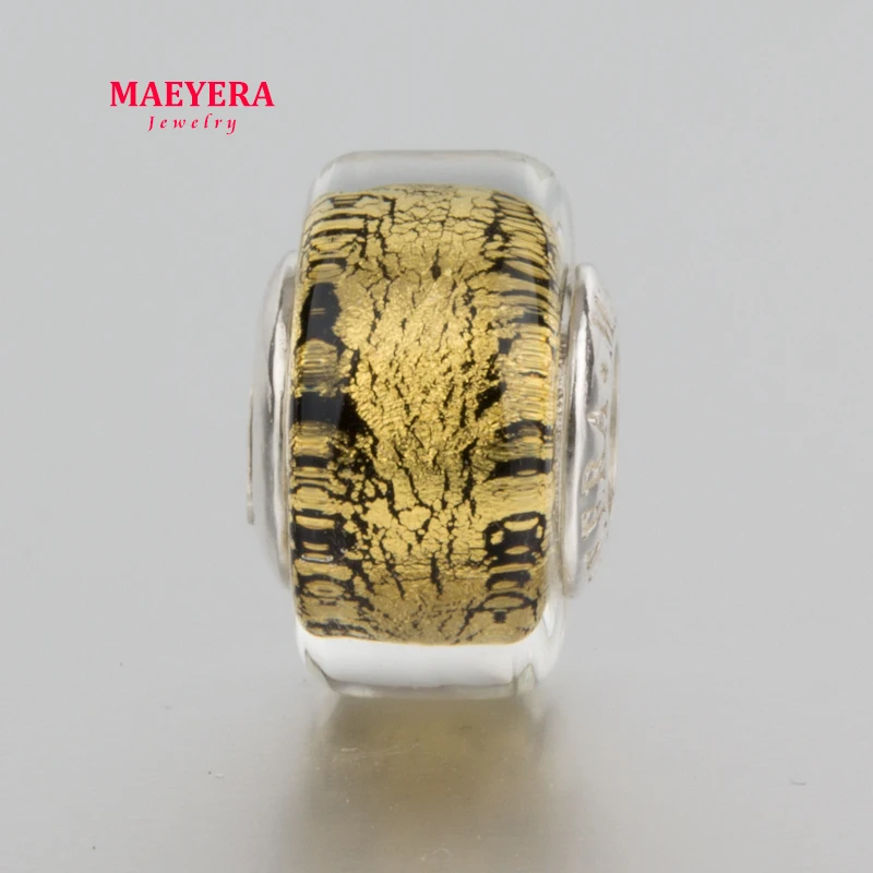 Оригинальный браслет MAEYERA из стерлингового серебра 925 пробы с золотым покрытием и