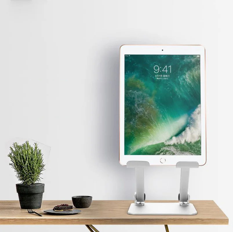 Держатель планшета для iPad 2018 Mini 1 2 3 4 Pro 12 9 складной из алюминиевого сплава |