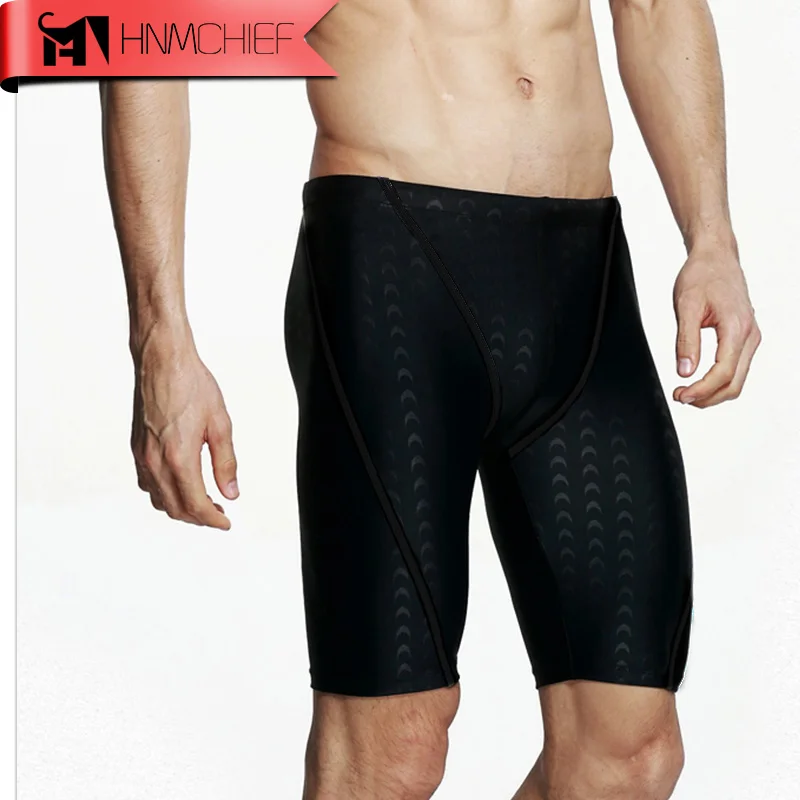 Профессиональный Mens Sharkskin конкурсной гоночной Купание Мужские шорты для купания Высокое качество Купальники для малышек помех купальник пятый Брюки для девочек плюс Размеры L-4XL